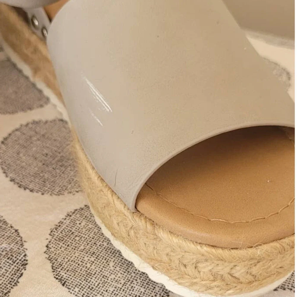 Soda Women's Platform Espadrille Sandals Size 9